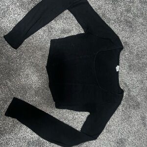 Black Garage Longsleeve corset top